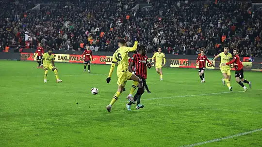 Trendyol Süper Lig: Gaziantep FK: 0 - Fenerbahçe: 1 (Maç sonucu)