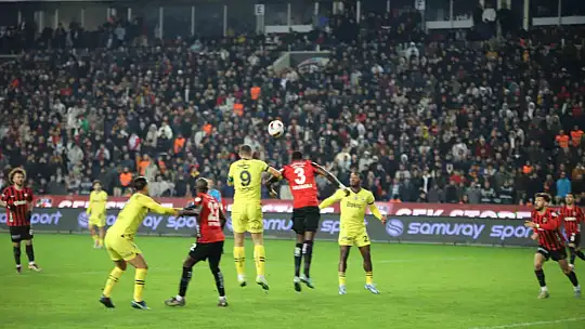 Trendyol Süper Lig: Gaziantep FK: 0 - Fenerbahçe: 1 (Maç sonucu)