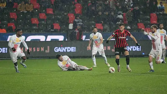 Trendyol Süper Lig: Gaziantep FK: 1 - Kayserispor: 1 (Maç Sonucu)