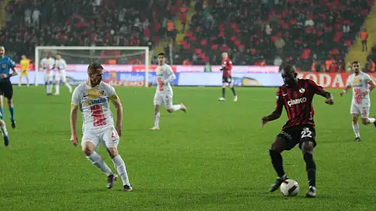 Trendyol Süper Lig: Gaziantep FK: 1 - Kayserispor: 1 (Maç Sonucu)