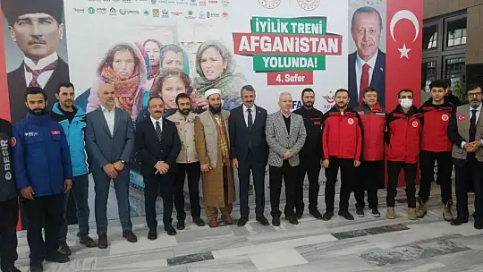 Türkiye'den Afganistan'a yardım götüren İyilik Treni'nin dördüncüsü yola çıktı