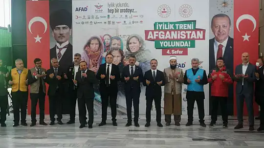 Türkiye'den Afganistan'a yardım götüren İyilik Treni'nin dördüncüsü yola çıktı