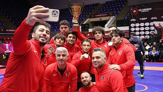 U23 Grekoromen Güreş Milli Takımı, ilk defa Avrupa şampiyonu oldu