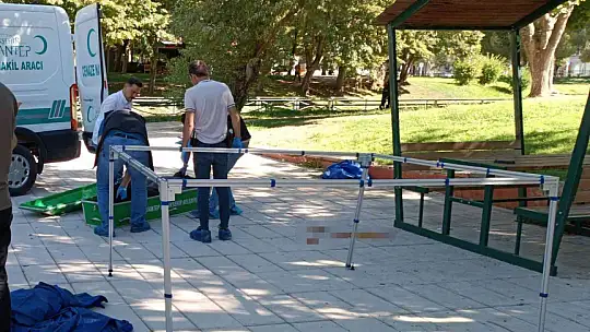 Uzman çavuş, parktaki bankta ölü bulundu