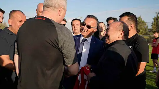 Vali Çeber'den, Gaziantep FK'ya moral ziyareti