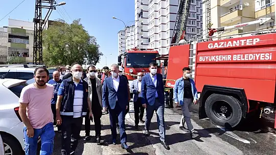 Vali Gül'ün yangın hassasiyeti