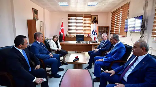 Vali Gül ve Başkan Fatma Şahin'den Oğuzeli MYO'ya ziyaret