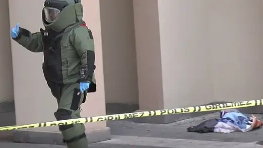 Gaziantep Valilik bahçesinde bomba paniği