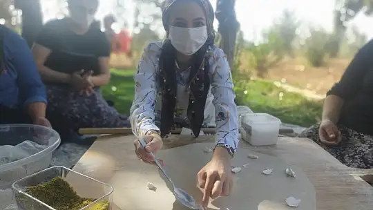 Kaymakam hanım bu defa da katmer yaptı