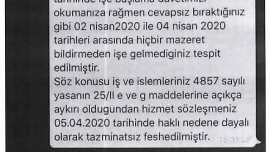 WhatsApp yazışmaları delil niteliğinde sayıldı: İşçiler tazminatsız işten çıkartıldı