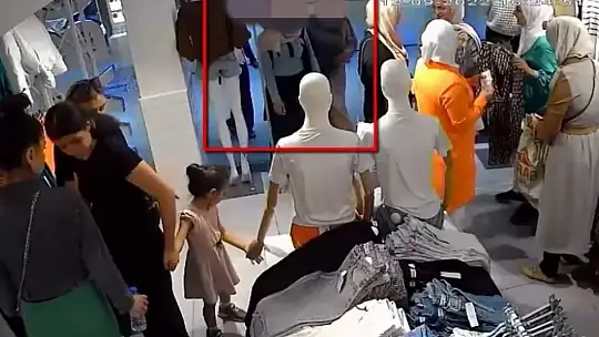Yankesici kadınlar güvenlik kameralarına yakalandı