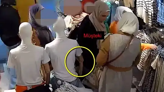 Yankesici kadınlar güvenlik kameralarına yakalandı