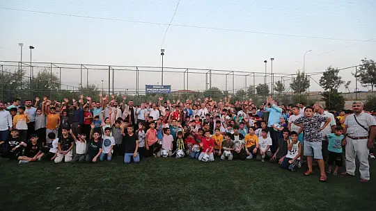 Yaz Kur'an Kursu Futbol turnuvasına 860 öğrenci katıldı