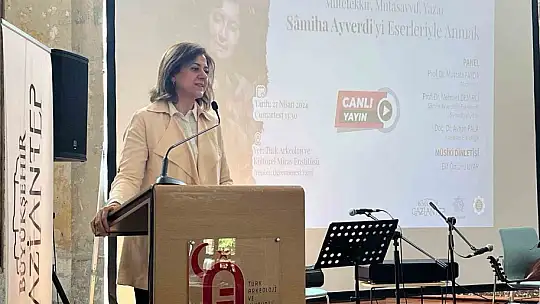 Yazar Samiha Ayverdi eserleriyle anıldı