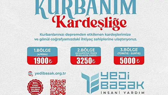 Yedi Başak 2023 kurban kampanyasını duyurdu