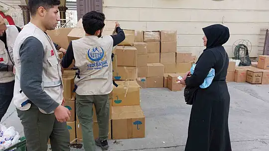 Yedi Başak'ta yardım seferberliği sürüyor