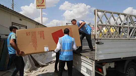 Yeni çiftlerin ev ihtiyaçları giderilmeye başlandı