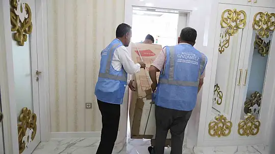 Yeni çiftlerin ev ihtiyaçları giderilmeye başlandı