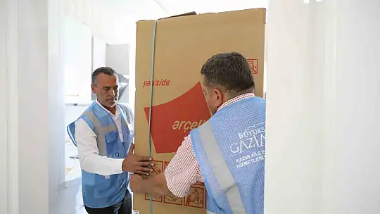 Yeni çiftlerin ev ihtiyaçları giderilmeye başlandı