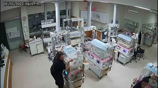 Yenidoğan bakım ünitesinde deprem paniği yaşandı, hemşireler hayatlarını böyle hiçe saydı