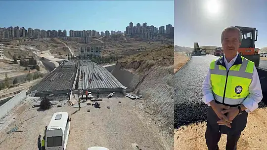 Yeşilvadi 3 katlı köprülü kavşak asfaltlanıyor