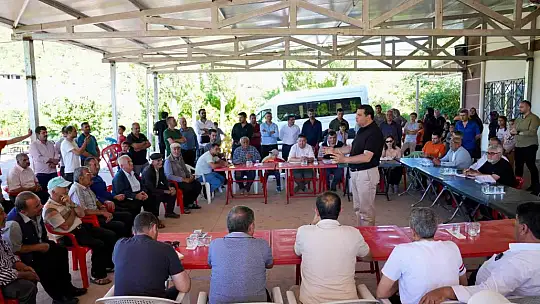 Yılmaz, 11 kırsal mahalleyi ziyaret etti
