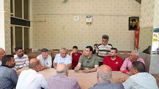 Yılmaz, Cinderesi ve Kayaönü Mahallesi sakinleriyle buluştu