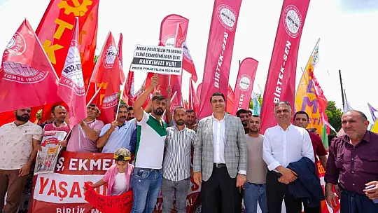 Yılmaz, işçinin bayram coşkusuna ortak oldu