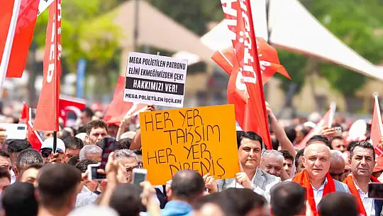 Yılmaz, işçinin bayram coşkusuna ortak oldu
