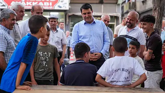 Yılmaz, mahalle ziyaretlerini aralıksız sürdürüyor
