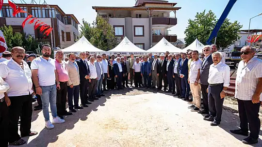 Yılmaz, Pazarcıklılar Derneği'nin temel atma törenine katıldı