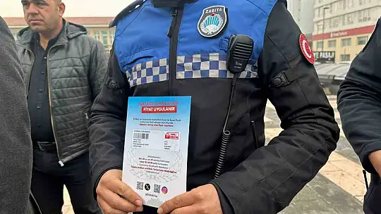 Zabıta ekiplerinden Gaziantep'te fiyat etiketi denetimi
