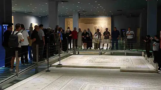 Zeugma Mozaik Müzesi, festival için Gaziantep'e gelenlerin akınına uğruyor