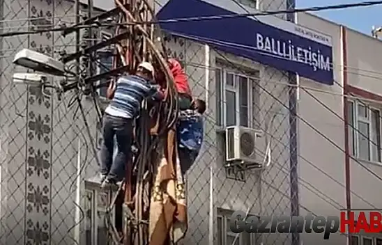 Arızayı gidermeye çalışan işçi elektrik akımına kapıldı