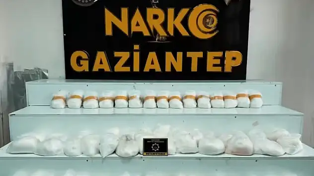 Gaziantep'te 2025'te 612 kilo uyuşturucu madde ele geçirildi