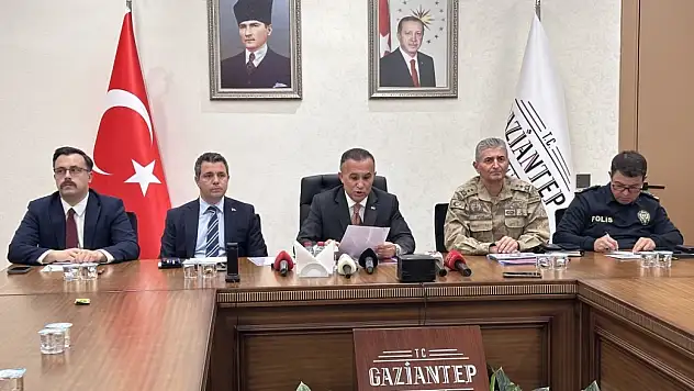 Gaziantep'te 2025 yılının 10 aylık asayiş bilançosu açıklandı