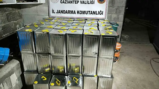 Gaziantep'te 500 bin TL değerinde sahte zeytinyağı ele geçirildi: 1 gözaltı