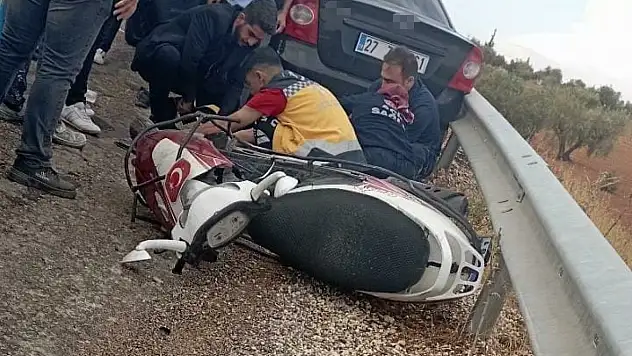 Otomobilin çarptığı motosikletin 79 yaşındaki sürücüsü hayatını kaybetti