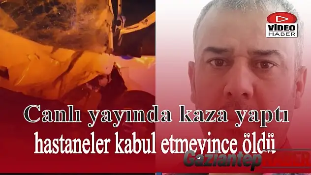 Canlı Yayında Kaza Sonrası Ölüm