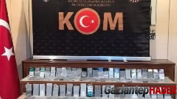 124 adet gümrük kaçağı telefon ele geçirildi