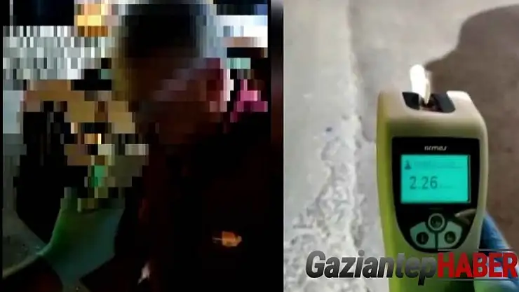 226 promil alkollü çıkınca 'maşallah' dedi