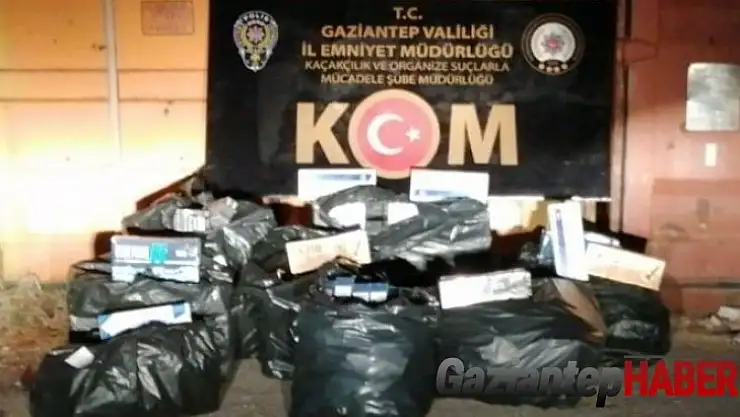 3 bin 650 paket kaçak sigara ele geçirildi