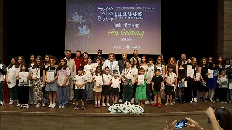 36. Uluslararası çocuk resimleri yarışmasının ödülleri sahiplerini buldu