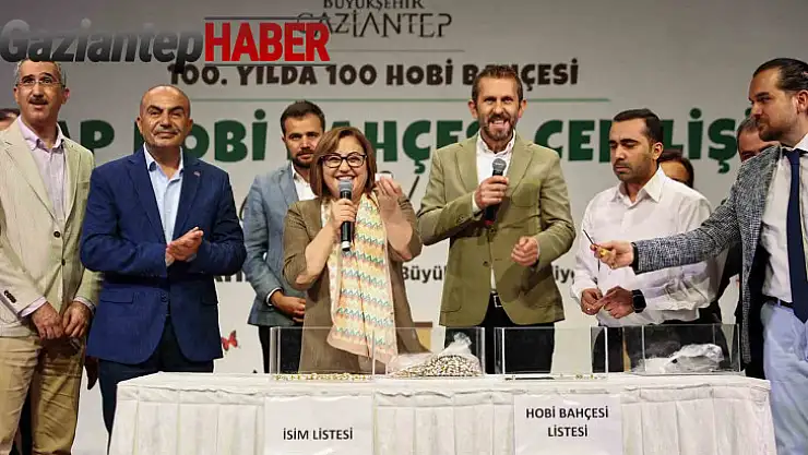 5. Etap hobi bahçeleri için kura çekimi yapıldı