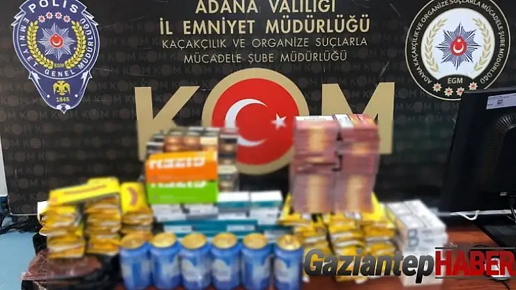 Adana'da kaçakçılık operasyonu