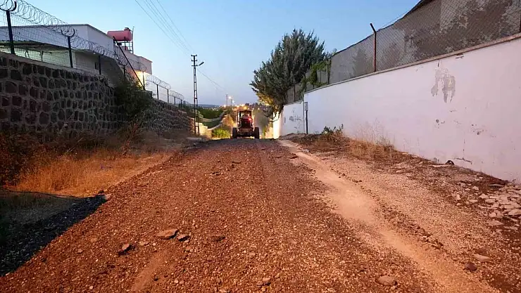 Aktoprak ve Nesimi'de yol çalışmaları tamamlandı