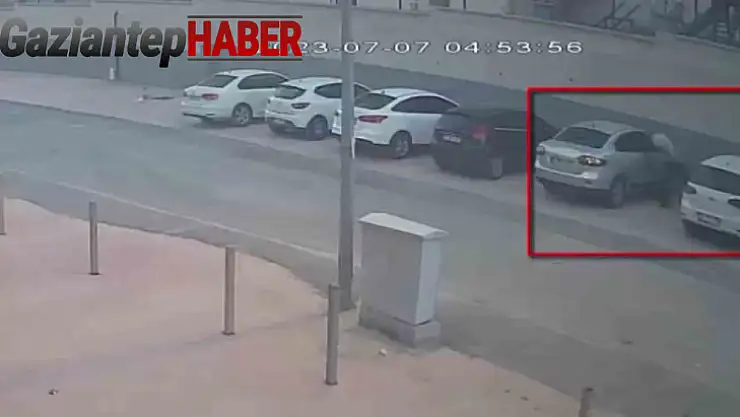 Araçtan hırsızlık yapan şüpheli, polisten kaçamadı