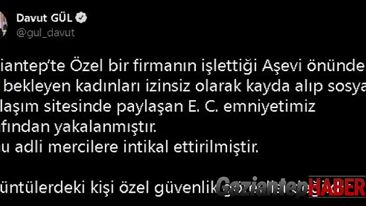 Aşevindeki kadınların videosunu izinsiz çeken şahıs gözaltına alındı