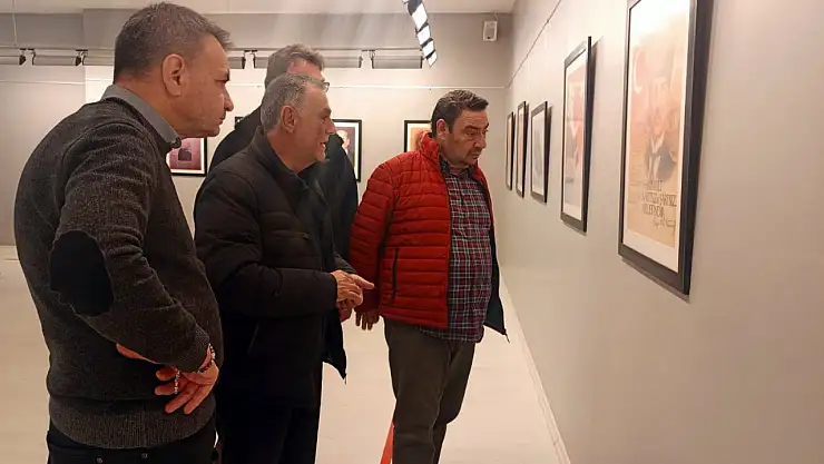 Atatürk portreleri ve Antep fotoğrafları resim sergisi