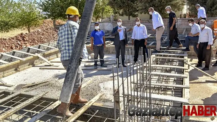 Araban'da, sosyal tesisin temeli atıldı